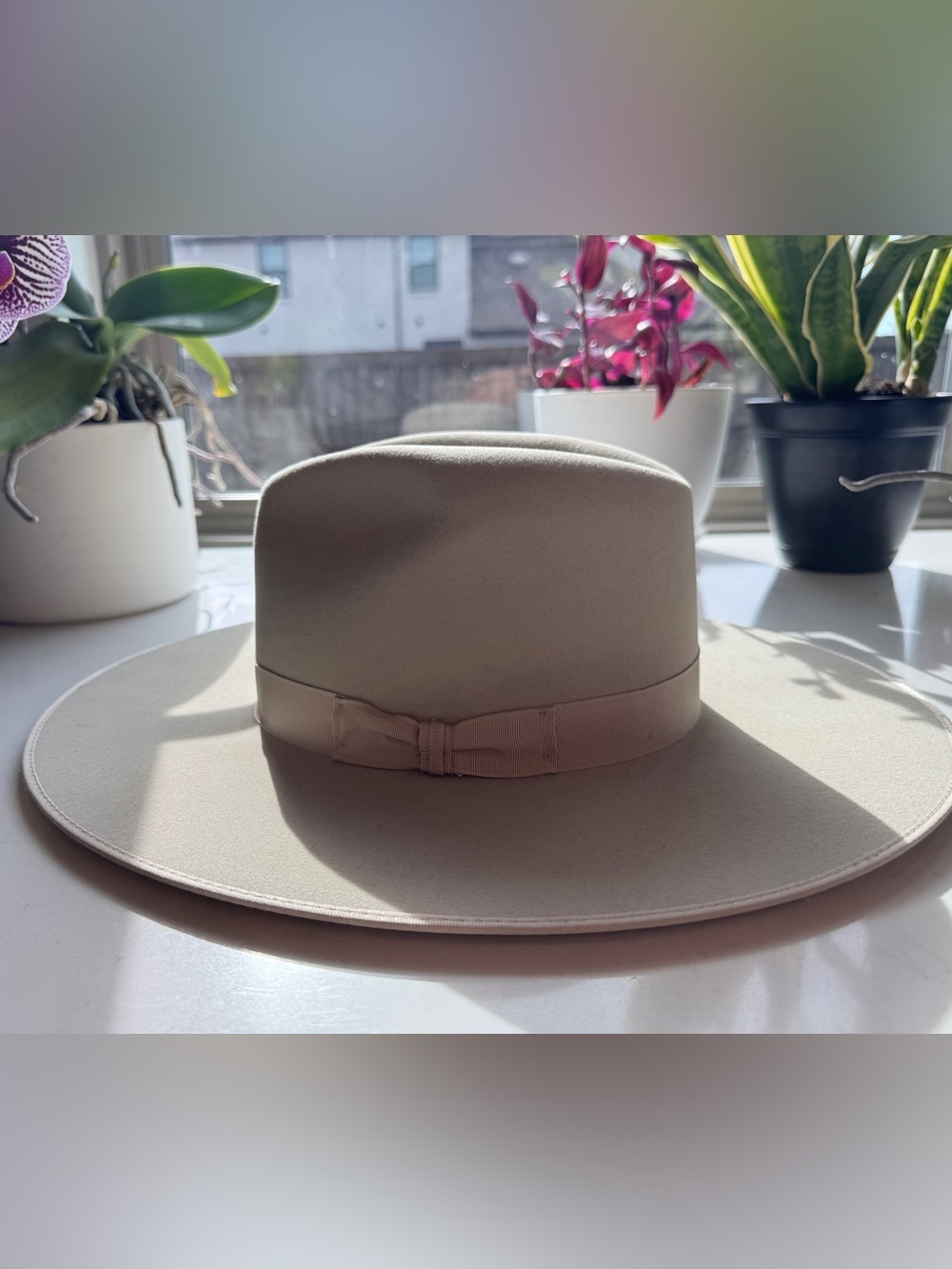 Lucchese Bootmaker Resistol Western Hat Cream Ivory 7 1/8